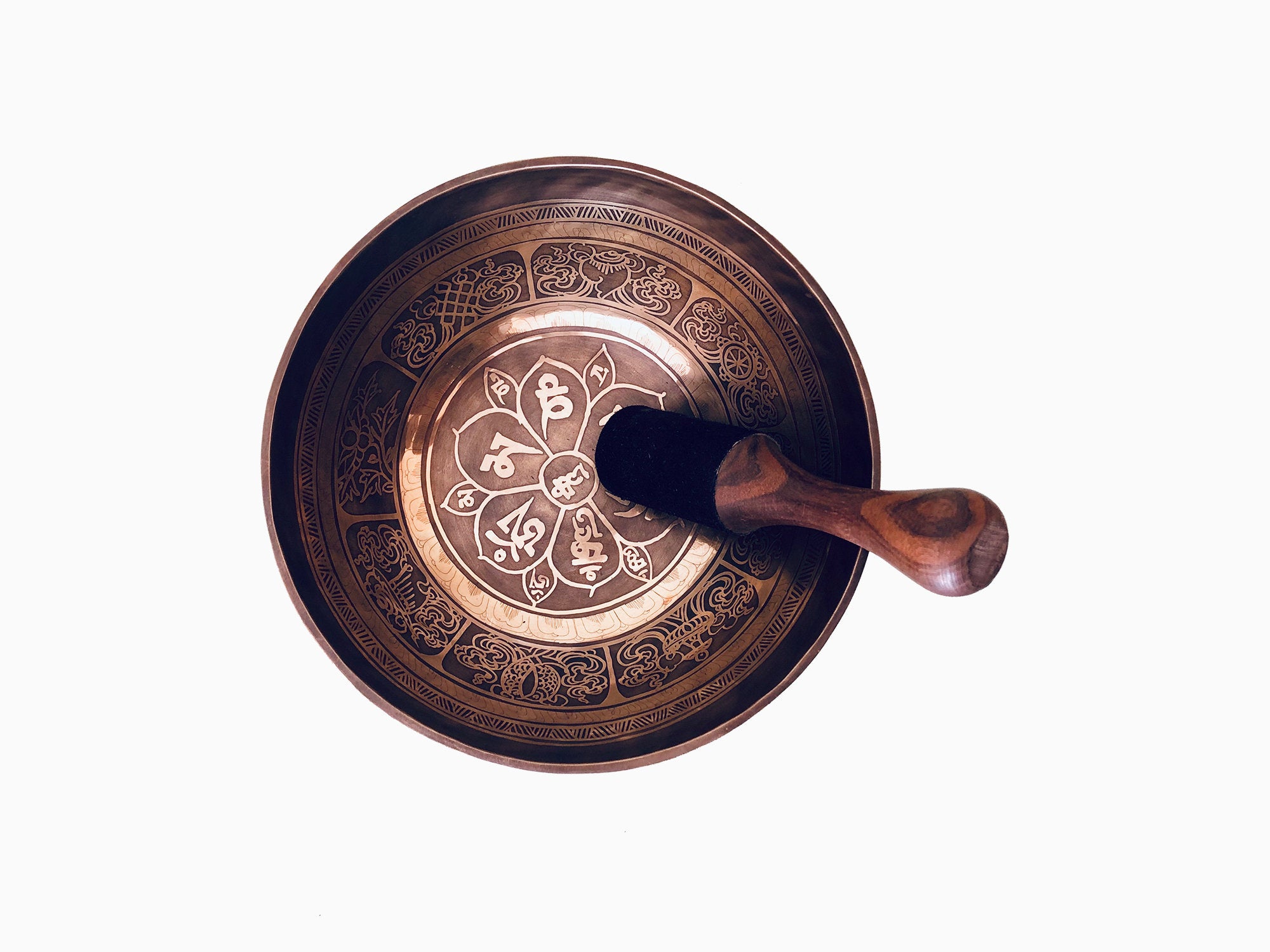 5 Tibetan Handmade Singing Bowl for Meditation and Healing through Vibration handcrafted in Nepal by Thamelmart