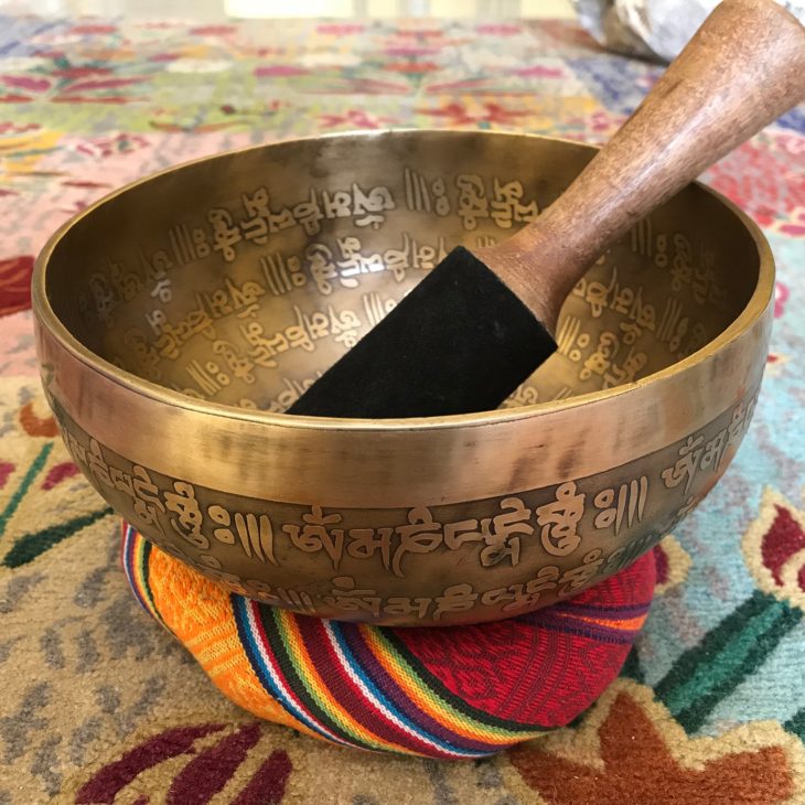 8" Hand Hammered Singing Bowl,Made of 7 metals,Meditation Bowls from Nepal,2014 